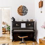 Wallity i Love My World - 330 Escultura de pared Negro y Nogal